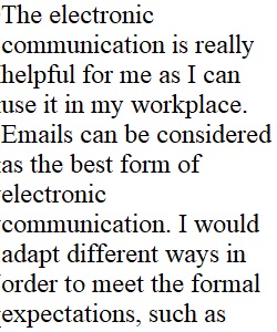 Electronic Communication